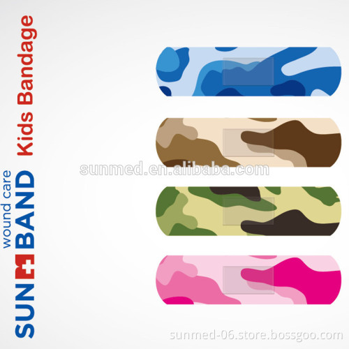 SUNBAND camo print kids bandage